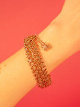 14k Gold and Diamond Starburst Bangle Fine Jewelry arcadeshops.com