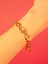 18k Horseshoe Link Chain Bracelet Fine Jewelry arcadeshops.com