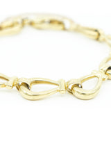 18k Horseshoe Link Chain Bracelet Fine Jewelry arcadeshops.com