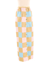 Mountain Artisans Pastel Checked Skirt Ensemble Suit arcadeshops.com