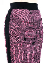 Jean Paul Gaultier Printed Mesh Skirt Bottom arcadeshops.com