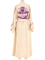 Dragon Embroidered Chinese Robe Jacket arcadeshops.com