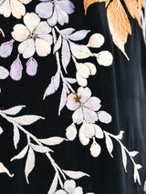 Embroidered Silk Short Sleeve Robe Jacket arcadeshops.com