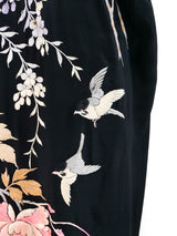 Embroidered Silk Short Sleeve Robe Jacket arcadeshops.com