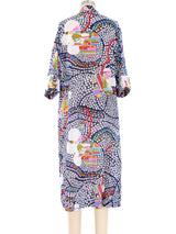Catherine Ogust Printed Tunic Dress Dress arcadeshops.com