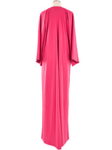 Halston IV Fuschia Jersey Caftan Dress arcadeshops.com