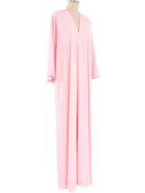Halston IV Pink Jersey Caftan Dress arcadeshops.com