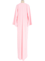 Halston IV Pink Jersey Caftan Dress arcadeshops.com
