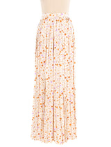 Adolfo Floral Printed Silk Pant Ensemble Suit arcadeshops.com