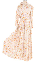 Adolfo Floral Printed Silk Pant Ensemble Suit arcadeshops.com