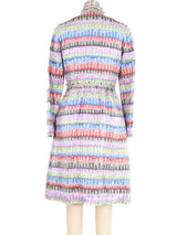 Oscar de la Renta Metallic Pastel Stripe Dress Dress arcadeshops.com