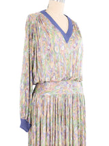 Missoni Silk Jersey Pastel Floral Dress Dress arcadeshops.com