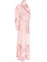 1940's Terry Robe Dressing Gown Dress arcadeshops.com