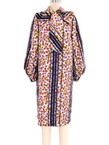 Mr. Blackwell Floral Printed Scarf Tie Dress Dress arcadeshops.com