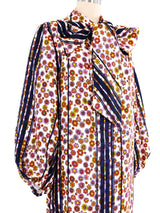 Mr. Blackwell Floral Printed Scarf Tie Dress Dress arcadeshops.com