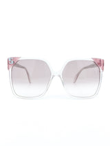 Silhouette Oversized Pink Sunglasses Accessory arcadeshops.com