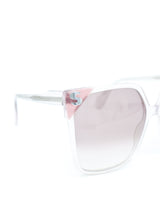 Silhouette Oversized Pink Sunglasses Accessory arcadeshops.com