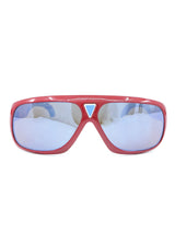 Emerson Fittipaldi Rectangular Red Racing Sunglasses Accessory arcadeshops.com