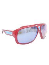 Emerson Fittipaldi Rectangular Red Racing Sunglasses Accessory arcadeshops.com