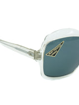 1960's Square Crystal Sunglasses Accessory arcadeshops.com