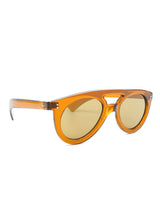 1940's Amber Arched Celluloid Sunglasses Accessory arcadeshops.com