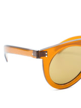 1940's Amber Arched Celluloid Sunglasses Accessory arcadeshops.com