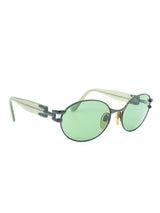Valentino Green Tinted Sunglasses Accessory arcadeshops.com
