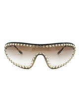 Prada Studded Shield Sunglasses Accessory arcadeshops.com