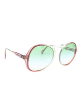 Cacharel Pink and Green Gradient Sunglasses Accessory arcadeshops.com