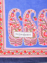 Yves Saint Laurent Paisley Cotton Gauze Scarf Accessory arcadeshops.com