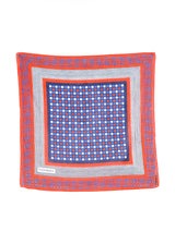 Yves Saint Laurent Checkerboard Cotton Gauze Scarf Accessory arcadeshops.com