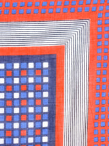 Yves Saint Laurent Checkerboard Cotton Gauze Scarf Accessory arcadeshops.com