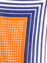 Yves Saint Laurent Dot Print Cotton Gauze Scarf Accessory arcadeshops.com