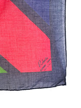 Roberta di Camerino Logo Stripe Cotton Gauze Scarf Accessory arcadeshops.com