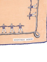 Geoffrey Beene Sailor Printed Cotton Gauze Scarf Accessory arcadeshops.com