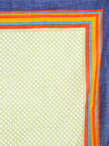 Yves Saint Laurent Leaf Printed Cotton Gauze Scarf Accessory arcadeshops.com