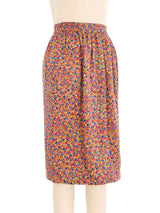 Valentino Floral Pleated Skirt Bottom arcadeshops.com