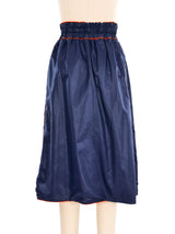 Courreges Terry Lined Nylon Skirt Bottom arcadeshops.com