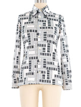Givenchy Piano Print Top Top arcadeshops.com