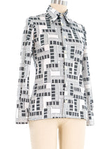 Givenchy Piano Print Top Top arcadeshops.com