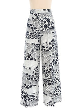 Cheetah Spotted Metalllic Palazzo Pant Bottom arcadeshops.com