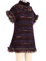 2011 Chanel Fringed Open Crochet Dress Dress arcadeshops.com