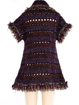 2011 Chanel Fringed Open Crochet Dress Dress arcadeshops.com