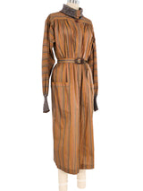 1970's Missoni Striped Belted Coat Jacket arcadeshops.com