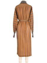 1970's Missoni Striped Belted Coat Jacket arcadeshops.com