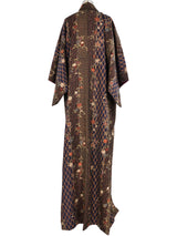 Floral Vine Printed Kimono Jacket arcadeshops.com