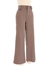 1970's Argyle Knit Flares Bottom arcadeshops.com