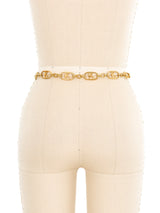 Roberta di Camerino Goldtone Logo Chain Belt Accessory arcadeshops.com