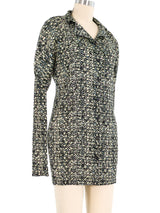 Issey Miyake Pleats Please Speckled Top Top arcadeshops.com