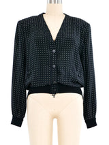 Valentino Silk Cardigan Jacket arcadeshops.com